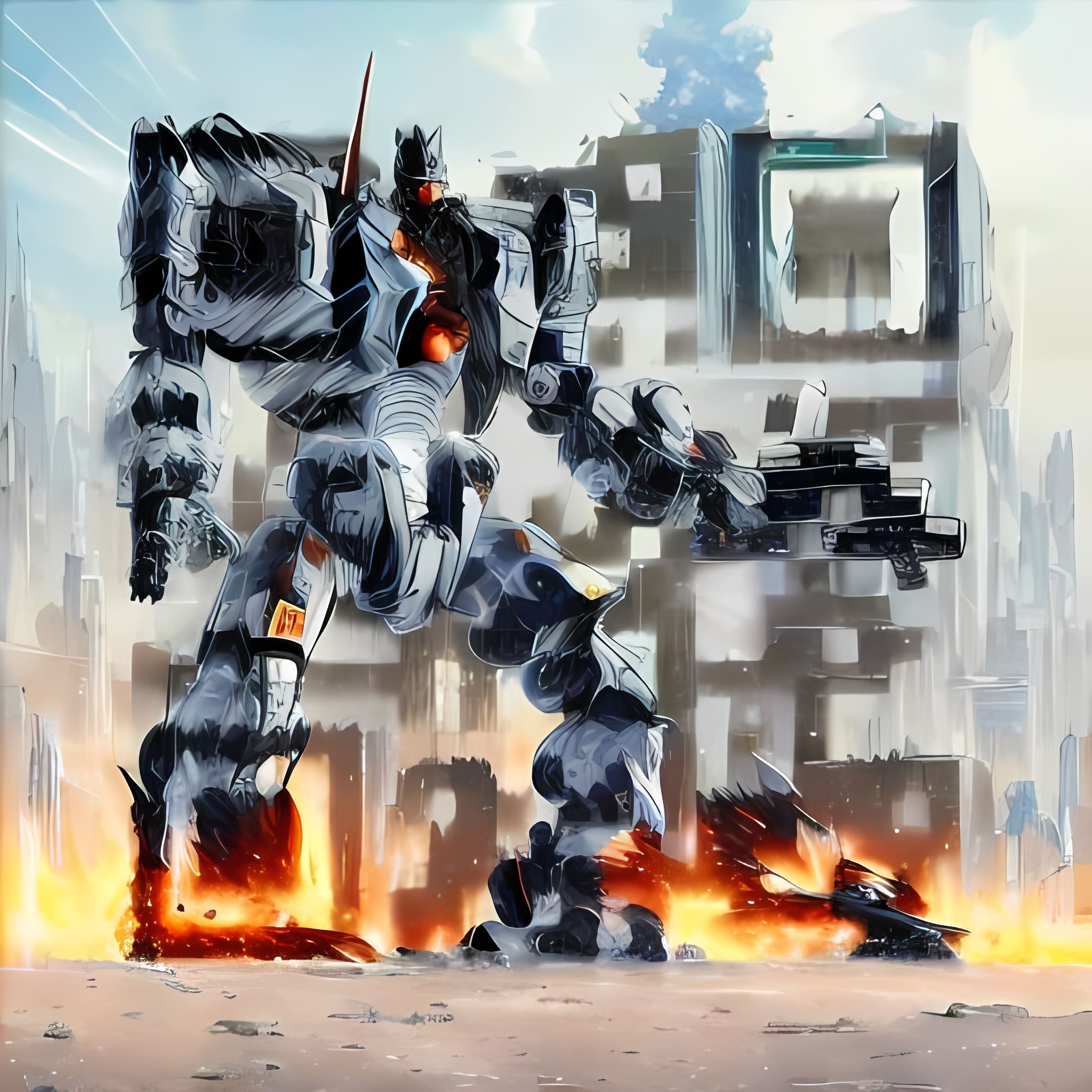 Good-looking AI QR code that is not scannable (example 2)