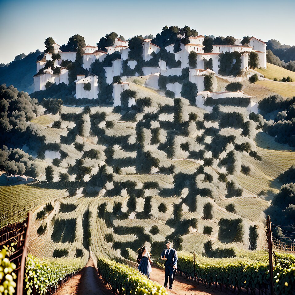 Scannable AI QR code with a jarring composition (example 3)